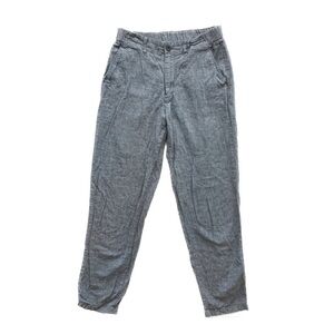 Uniqlo | XS | Women | Gray Linen Blend Relaxed Pants